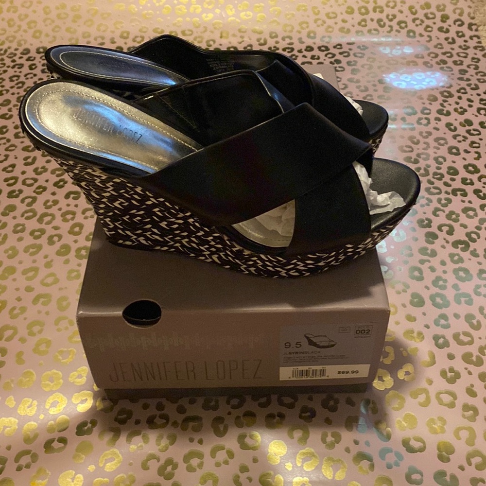 COPY - Jennifer Lopez Slip On Wedge - Size 9.5